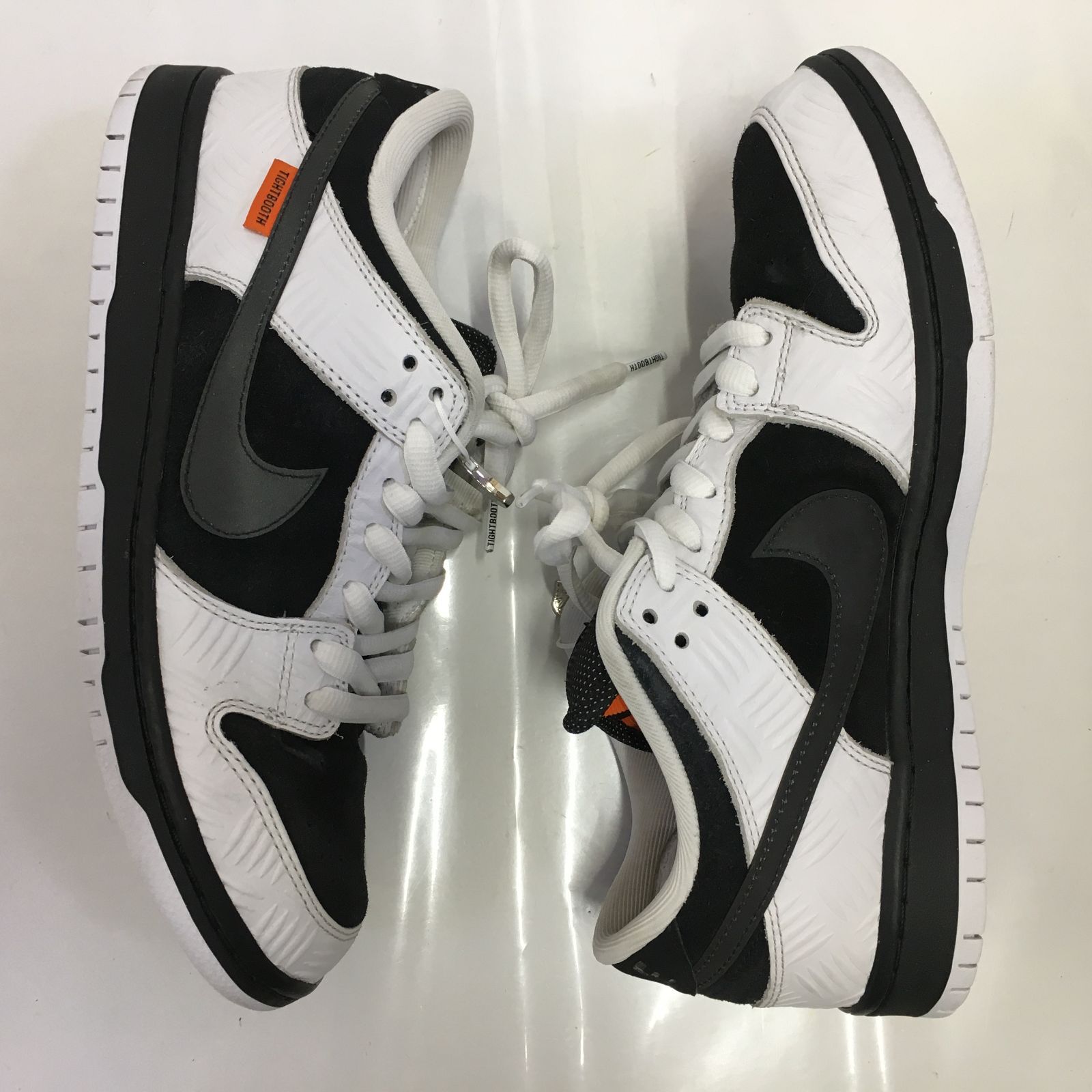 タイトブース✖️NIKEsbブラック/ホワイト　スケートボード23.0 NIKE ナイキ スケートボーディング ダンク ロー プロ クイック