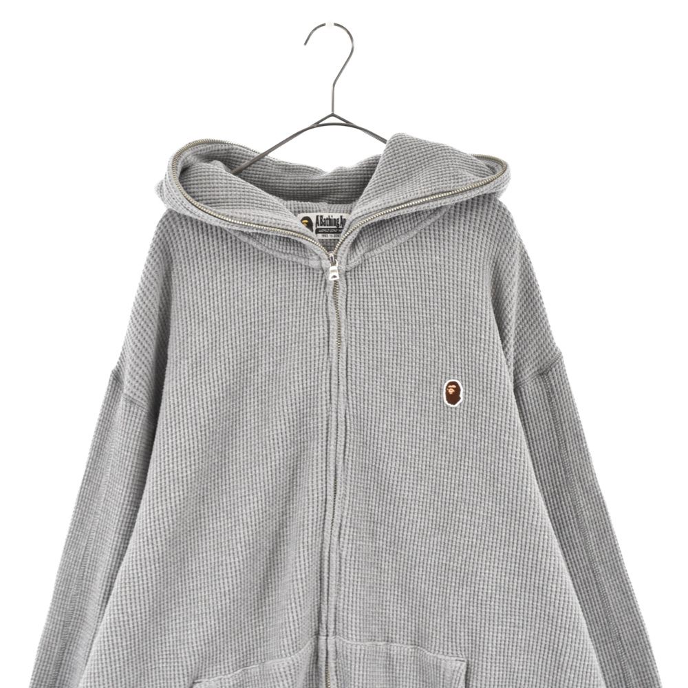A BATHING APE パーカー ONE POINT RELAXED FIT ZIP HOODIE