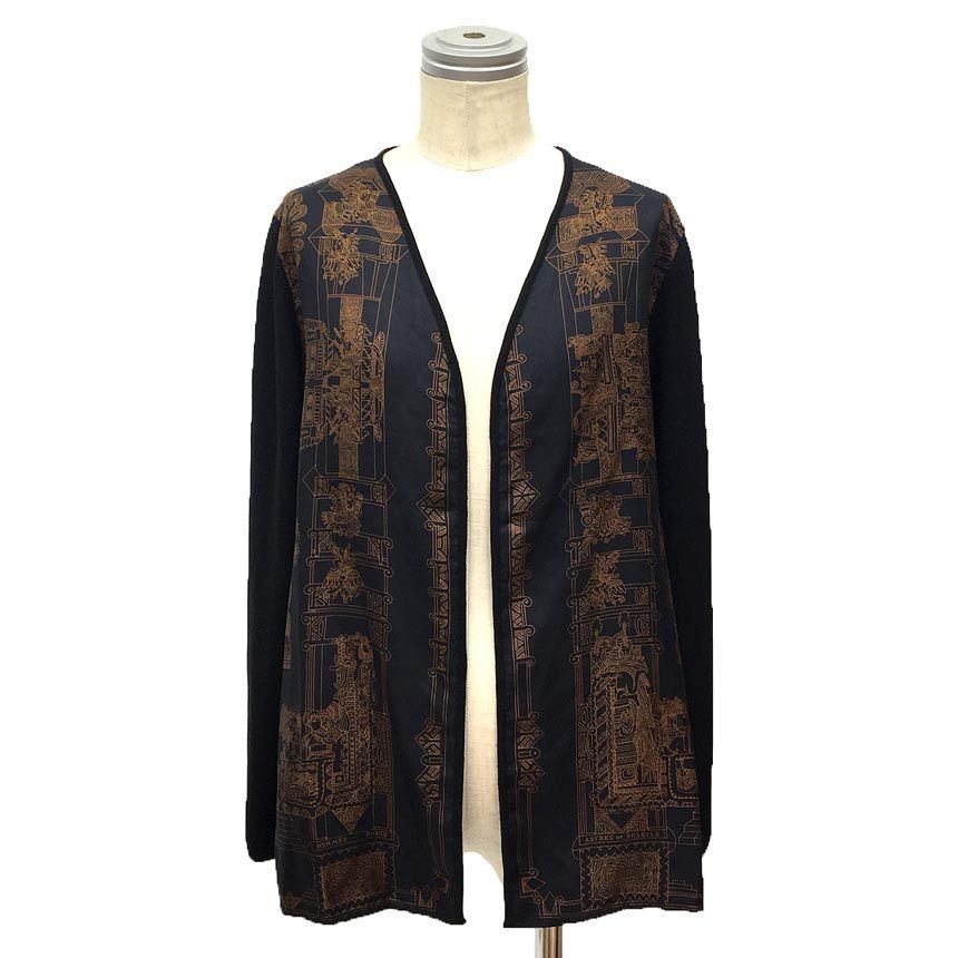 【美品】  HERMES / エルメス | マルジェラ期 ASTRES et SOLEILS 天体と太陽 カーディガン | M | アイボリー | レディース HERMES - 【美品】 HERMES / エルメス | マルジェラ期 ASTRES et