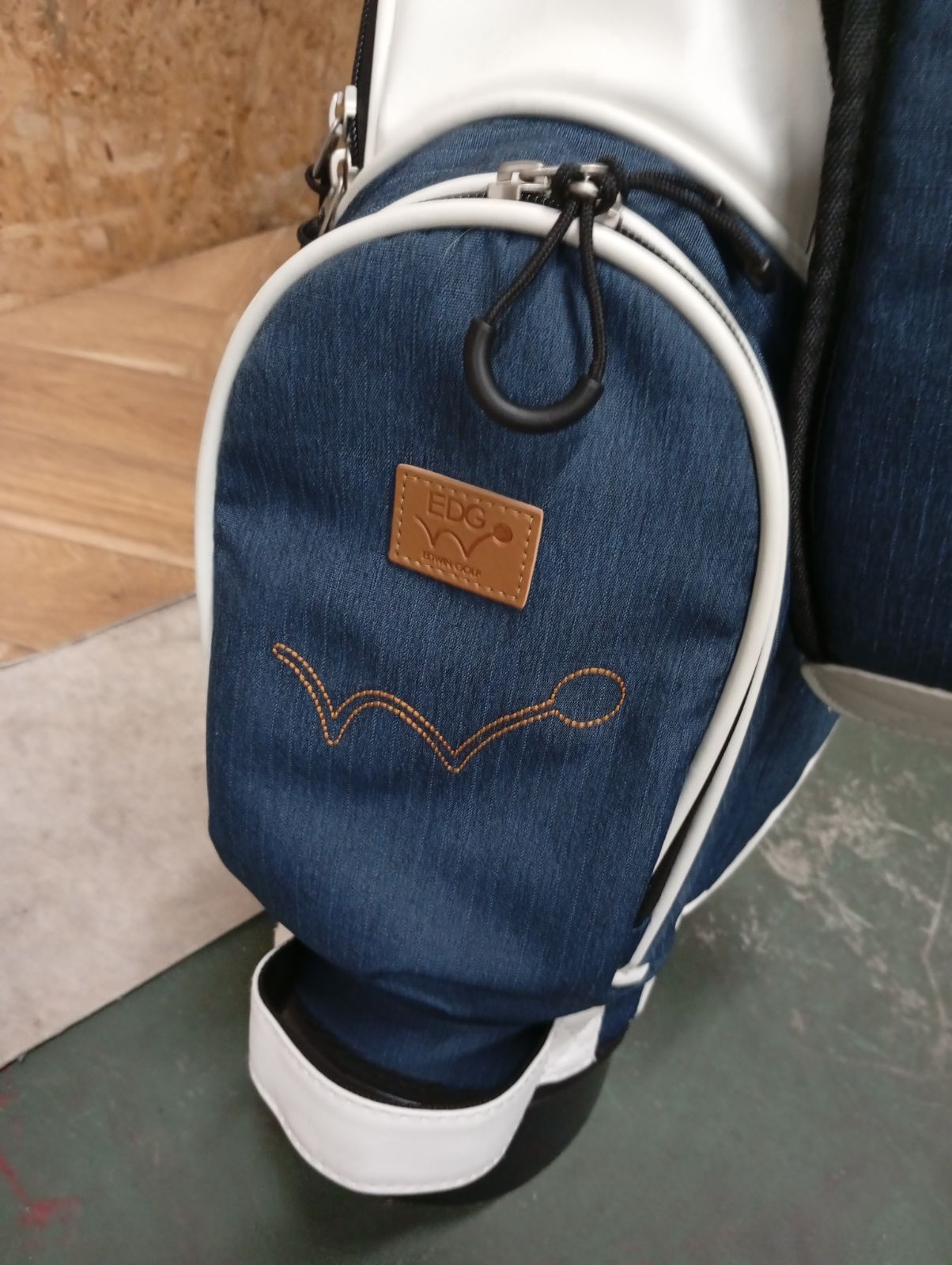 希少 可愛い EDWIN キャディバッグ スタンド式 軽量 美品 ユニセックス