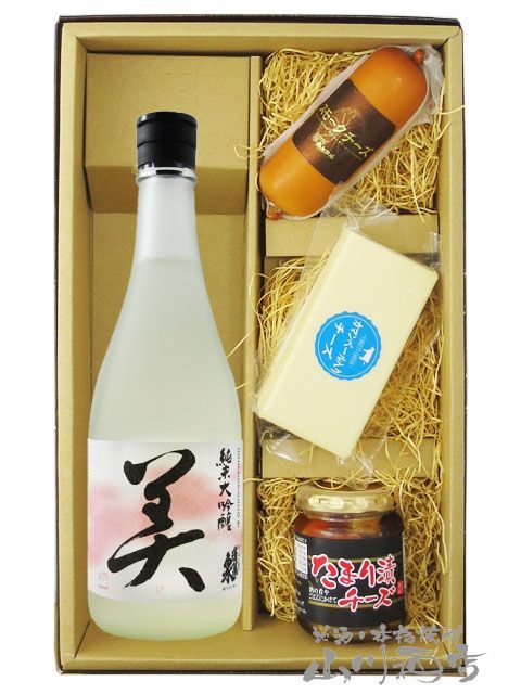蓬莱泉 ( ほうらいせん ) 純米大吟醸 美 ( び ) 720ml + チーズ