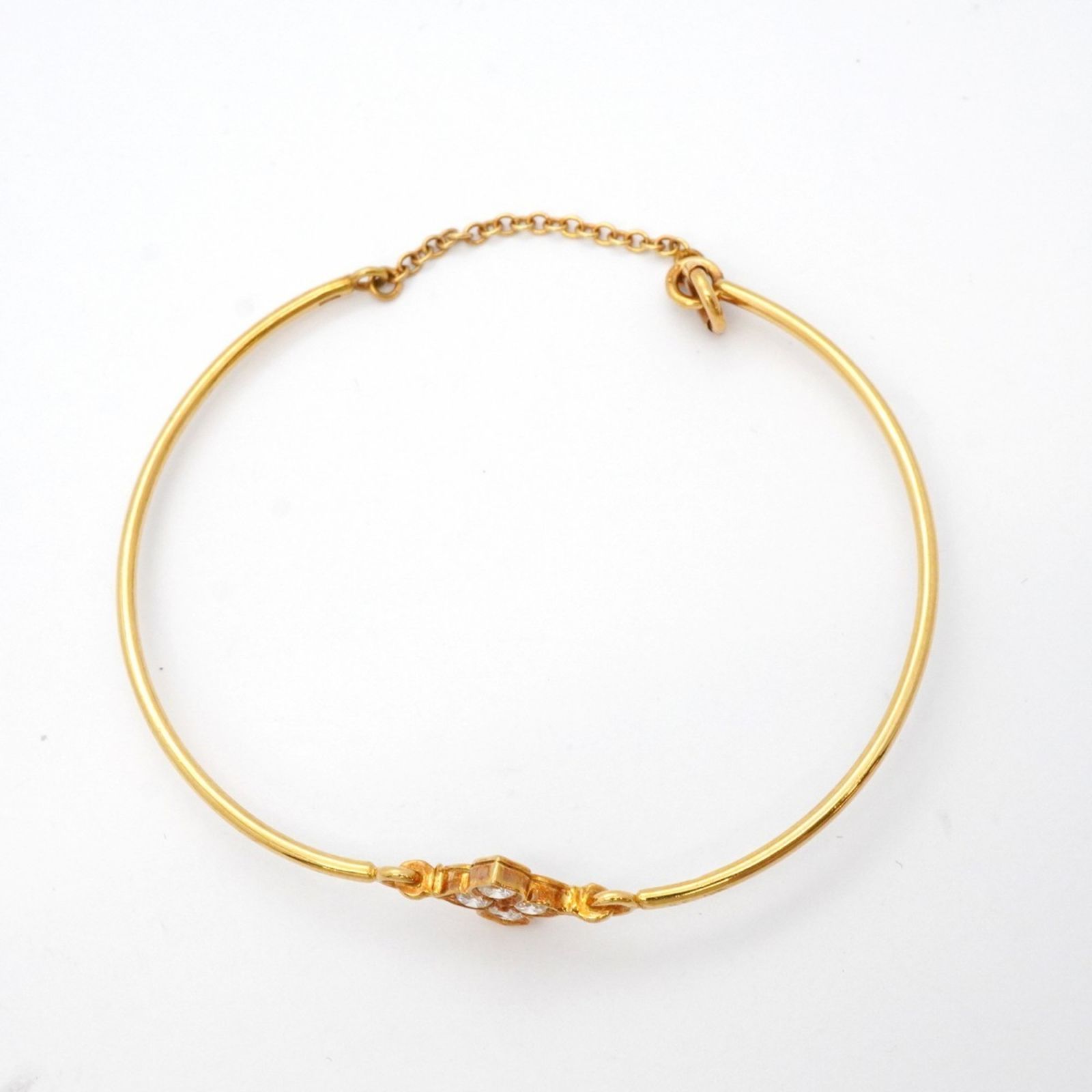 カルティエ Cartier カルティエ バングル ヒンドゥ 4PD 18KYG イエローゴールド ダイヤモンドレディース NICORILABO_COM