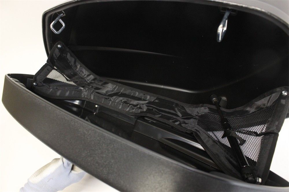 harley用 ローライダー Low Rider S|ST FXLRST 2025 以降 グロスブラックサドルバッグ&ドッキングキット 黒長