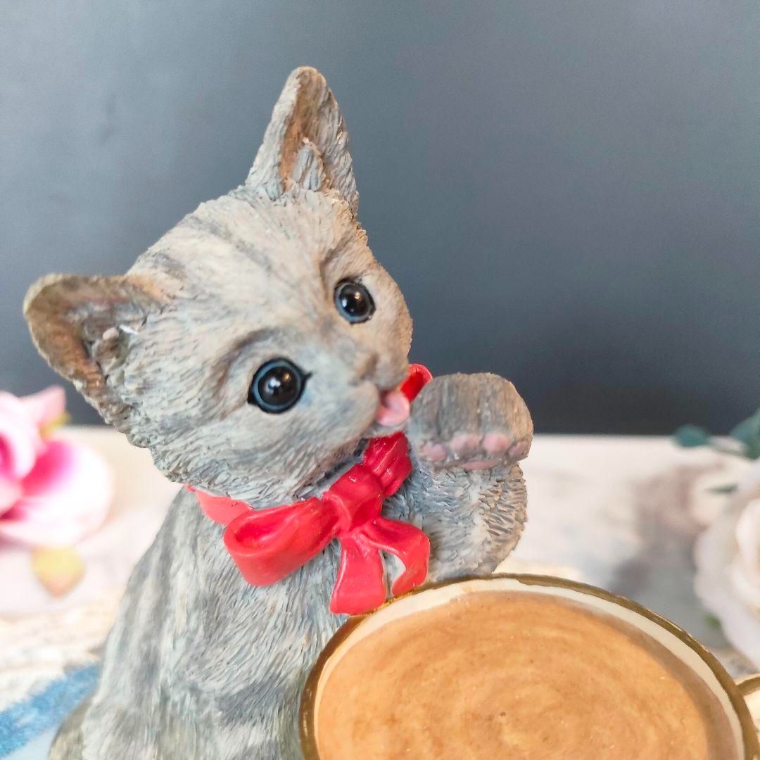 LENOX レノックス 猫 陶器 置物 キャット 24K ハンドペイント作品 LENOX レノックス 猫 陶器 置物 キャット 24K 限定ハンド