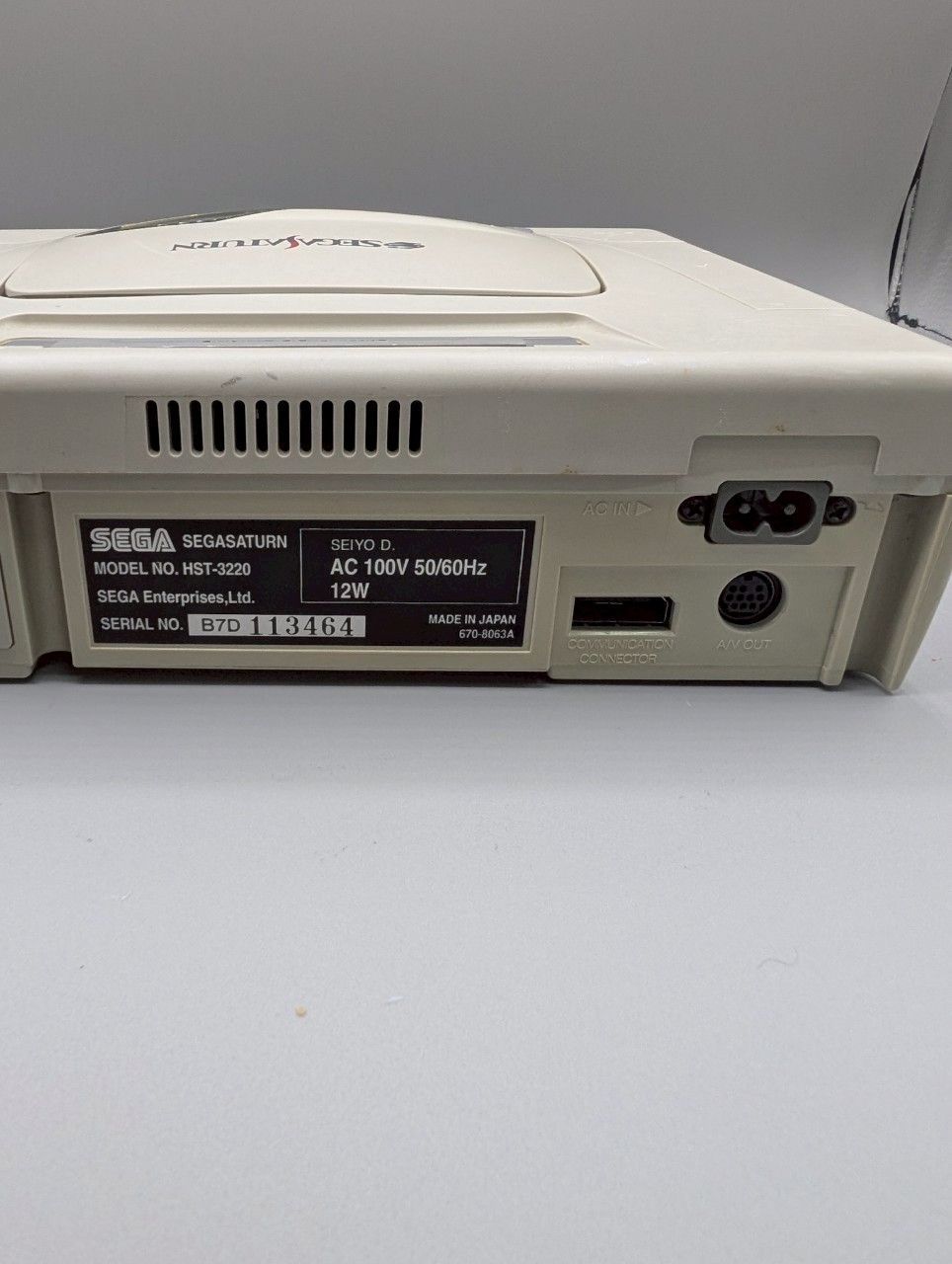 SEGA - セガサターン  SEGASATURN　hst-3220 美品　ゲーム機 セガサターン スケルトン 美品 HST-3220 希少 限定モデル セガ
