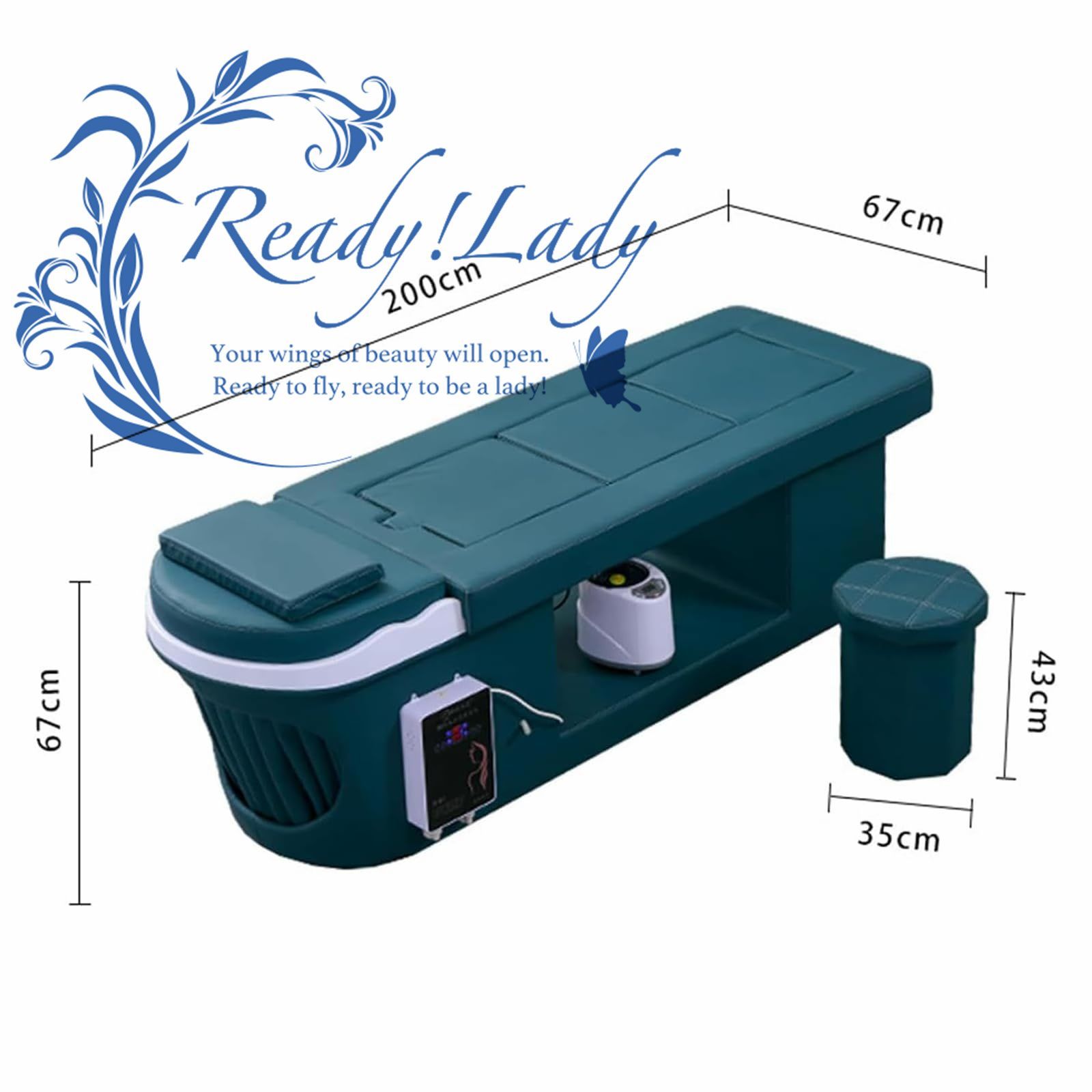 ヘッドケアベッド ヘアサロン/美容室 多機能シャンプーベッド