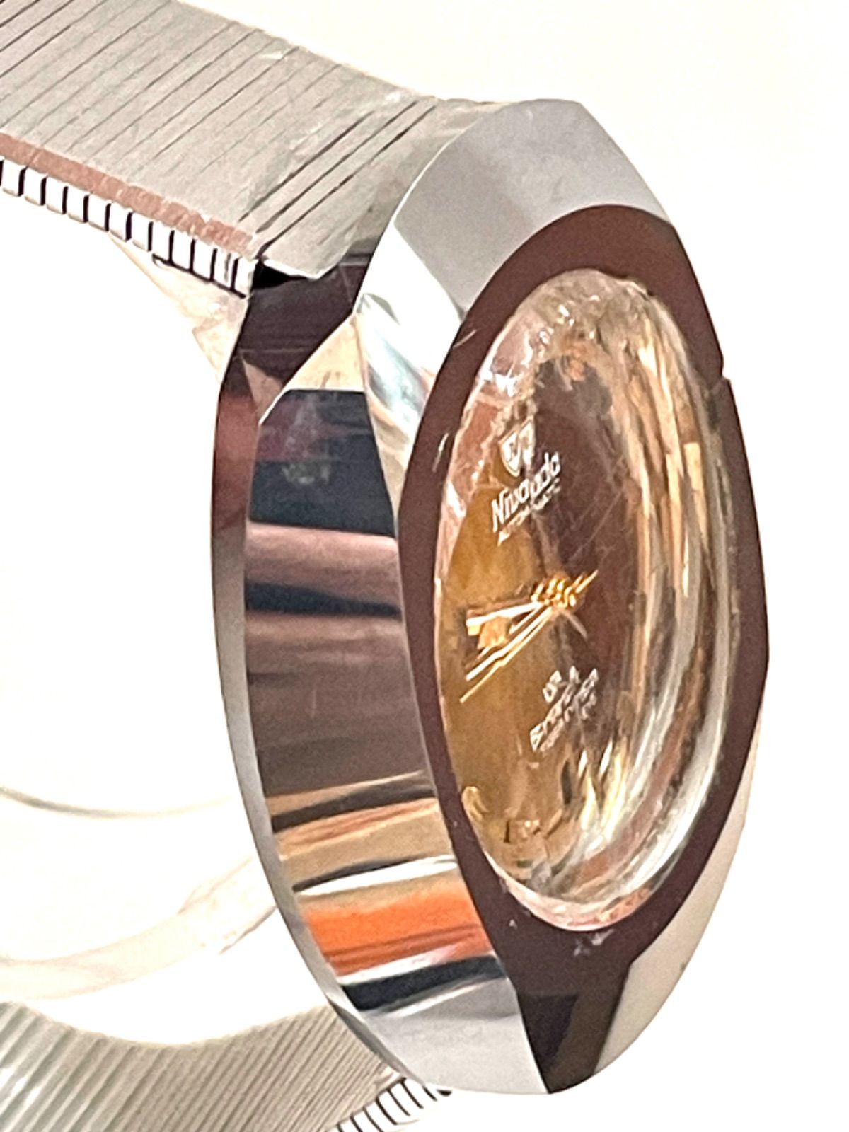 1970年代 NIVADA Santos TIGER EYE 自動巻 現状渡し Nivada Branca TIGER EYE 腕時計 ニバダ ブランカ自動巻 現状品