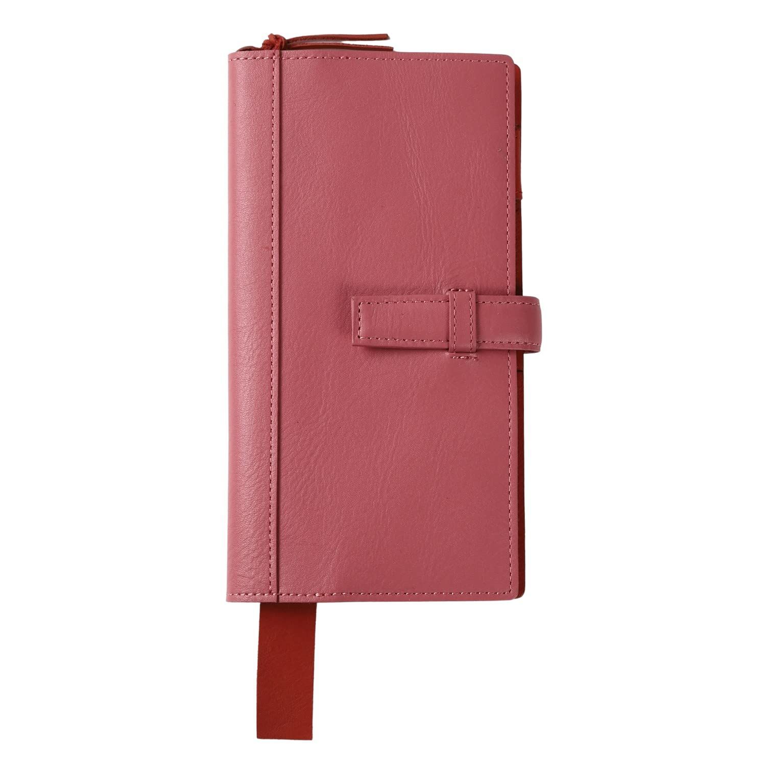 すもも Lightex ノートカバー ほぼ日 weeks対応 weeks MEGA対応 本革 バイカラー 手帳カバー we-monoleather (すもも)