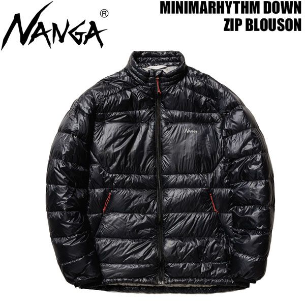 ナンガ ミニマリズムダウンジップブルゾン NANGA MINIMARHYTHM DOWN ZIP BLOUSON ジャパンブランド ダウンジャケット 山岳 プロユース ミッドレイヤー