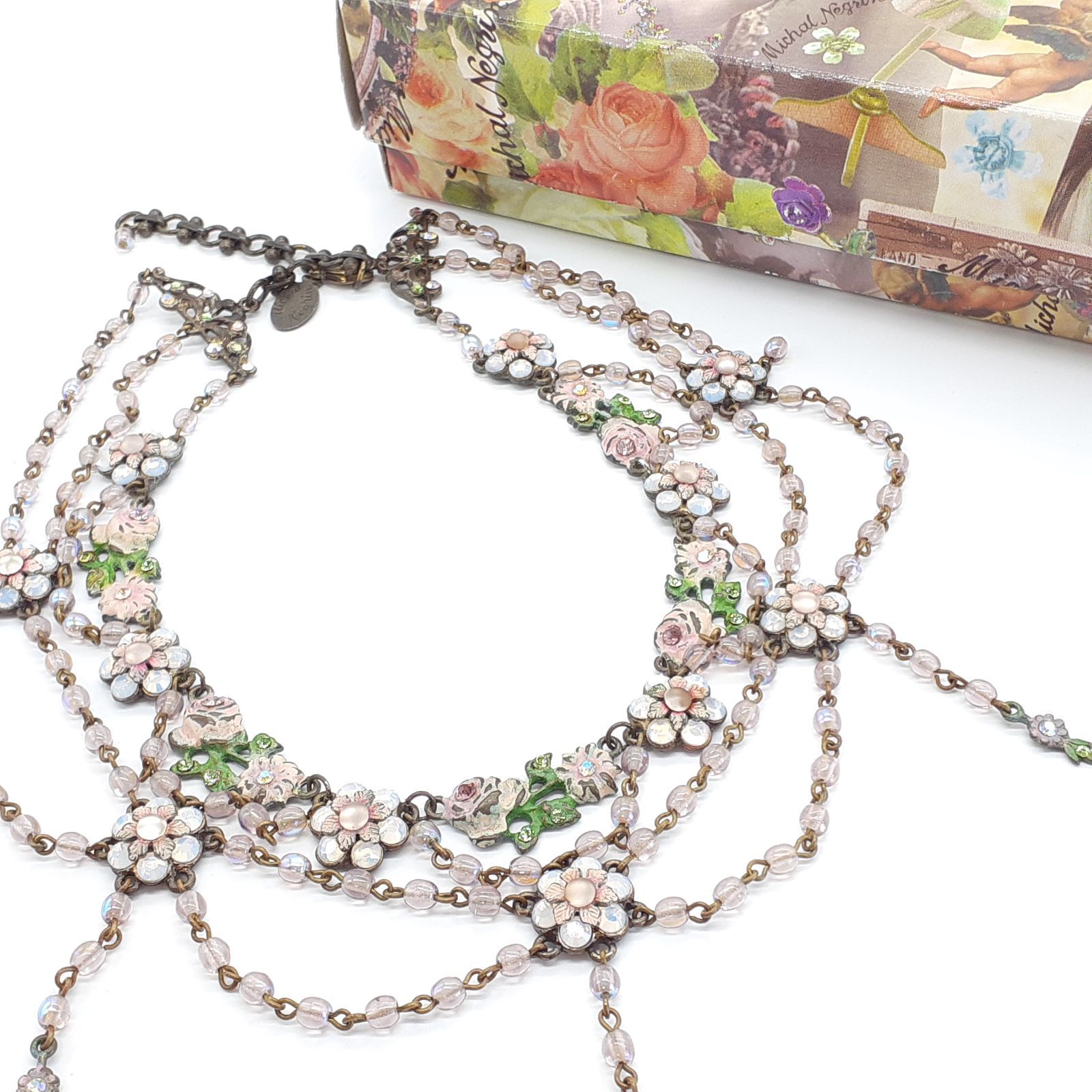 Michal Negrin ミハエルネグリン ネックレス フラワー ビジュー