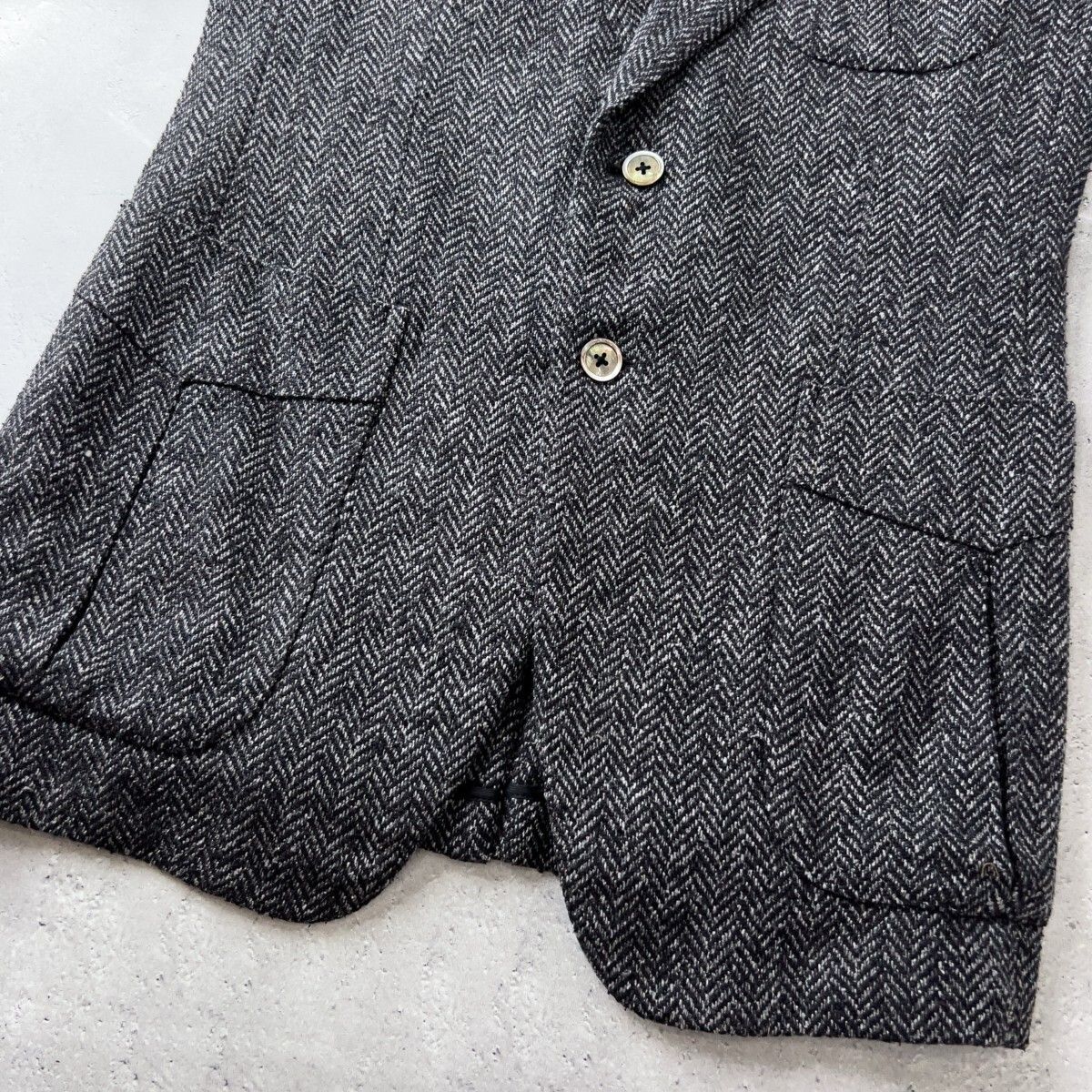 美品 SOVEREIGN ソブリン ユナイテッドアローズ 最高峰 シルク ウール  