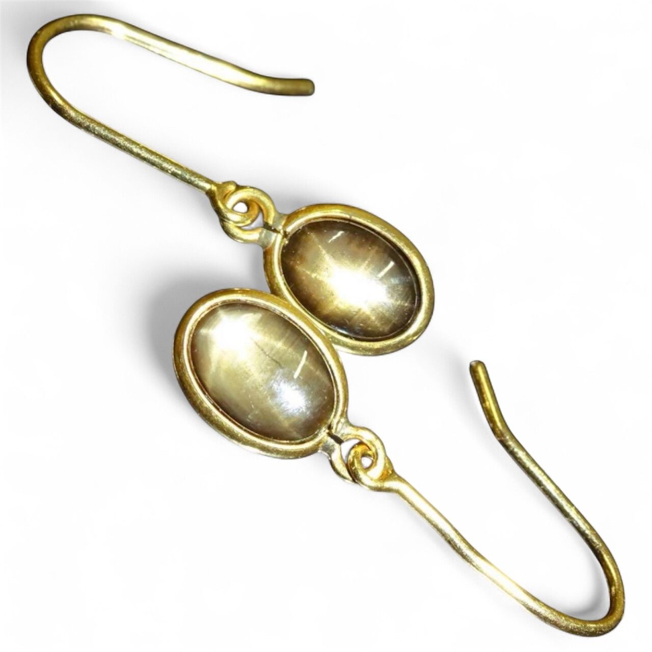 18金 K18 ゴールド GOLD 750 天然ブラックスターサファイア ぶら下がり デザイン ピアス 両耳 総重量約0.73g ジュエリー 宝石 貴金属 メンズ レディース ユニセックス 男女兼用 普段使い