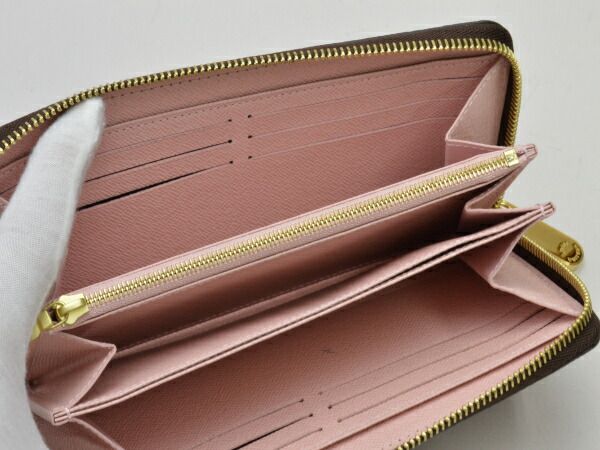 ルイヴィトン モノグラム ジッピーウォレット ローズバレリーヌ LOUIS