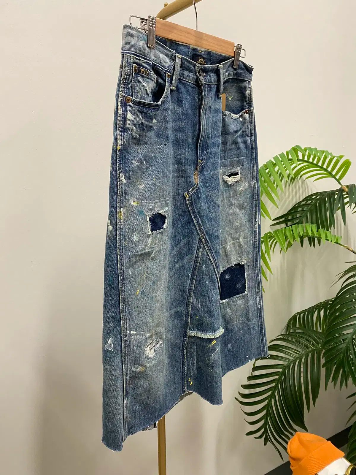 ポロラルフローレン リタッチ デニム スカート