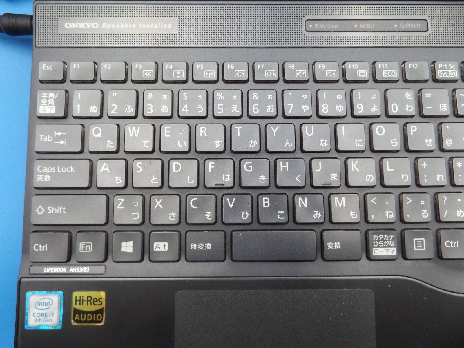 ジャンク】富士通LIFEBOOK AH53/B3 第8世代 Core i7-8550U Blu
