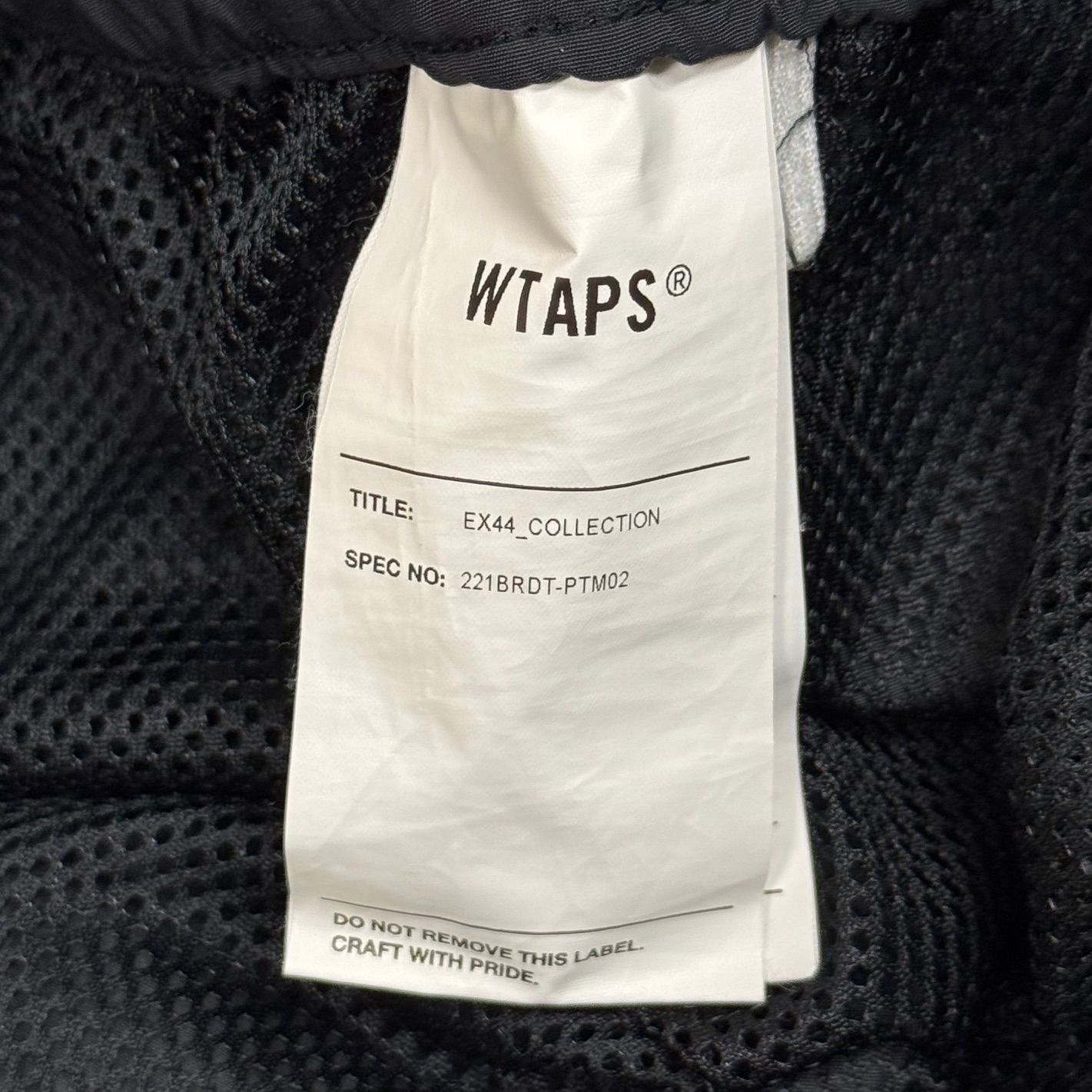 【未使用品】WTAPS TROUSERS / NYLON. TUSSAH 03 WTAPS Tussah Nylon Pants in Black | SVD