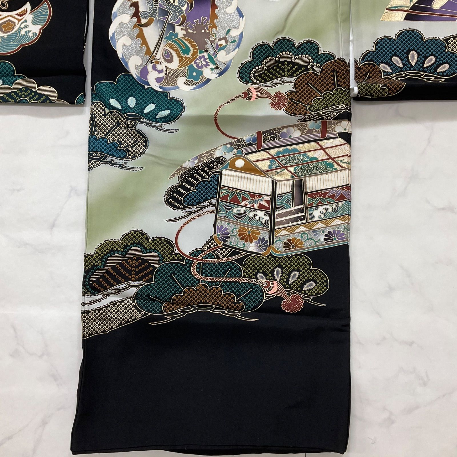 kimono+one◇未使用同然○産着◇お宮参り◇襦袢付き◇七五三◇3