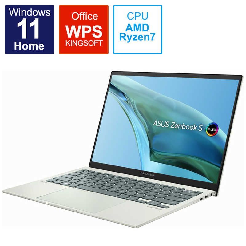 【新品 未使用 未開梱】ASUS エイスース　ノートパソコン Zenbook S 13 OLED [13.3型 /Win11 Home /Ryzen 7 /メモリ16GB /SSD1TB ]  アクアセラドン　UM5302TA-LX444W
