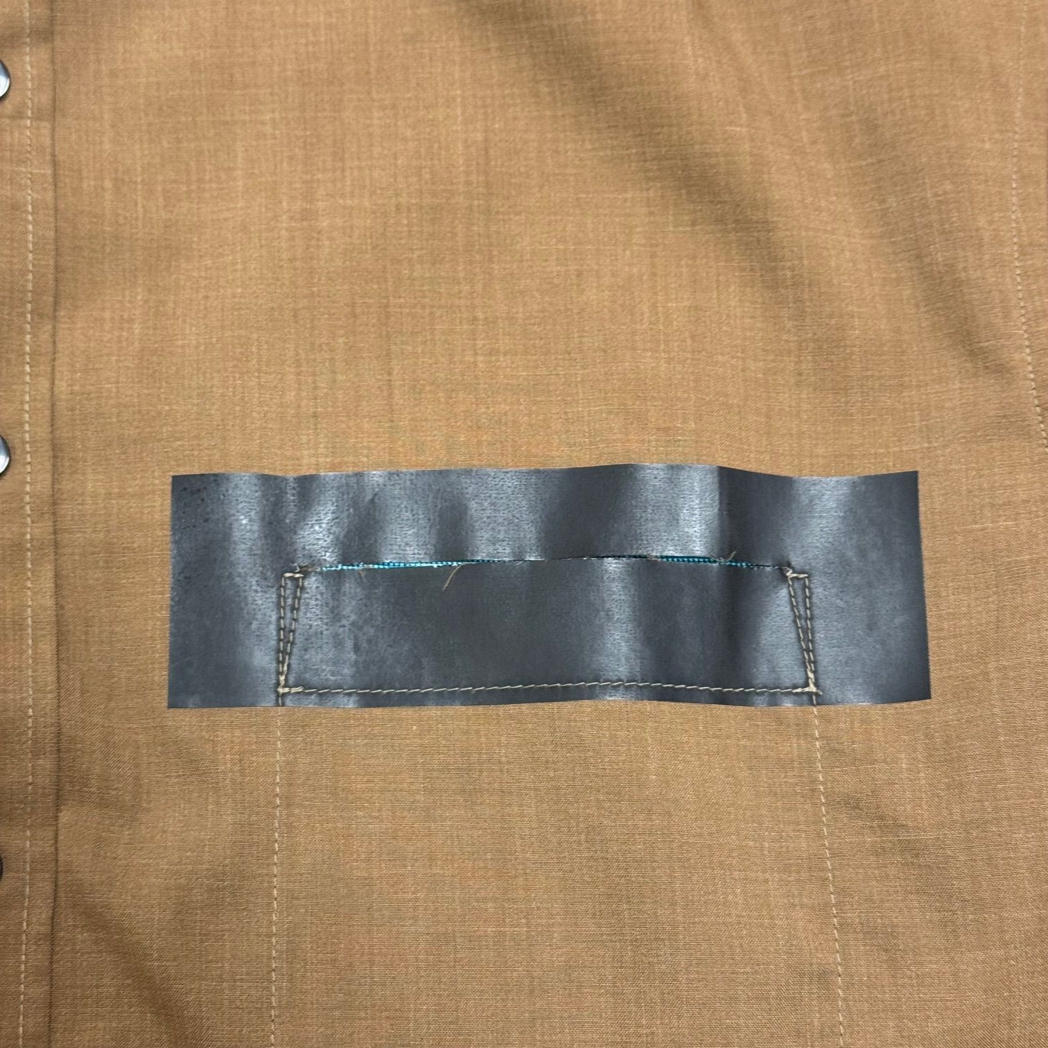 参考上代58300円 kolor 21SS バックニット切替ウールタフタシャツ 