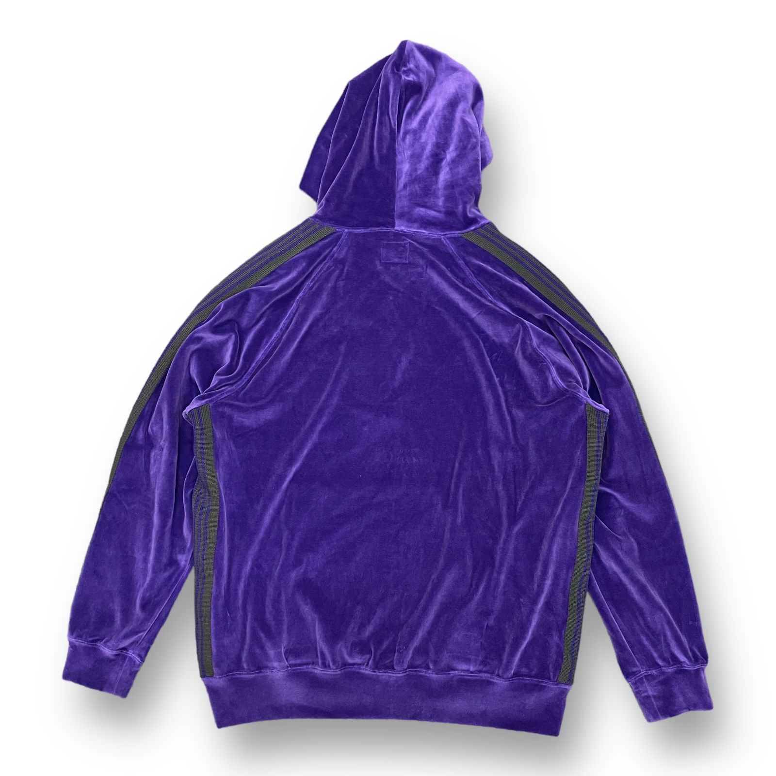 美品 NEEDLES 23AW Track Hoody C/Pe Velour Purple トラック ベロア 