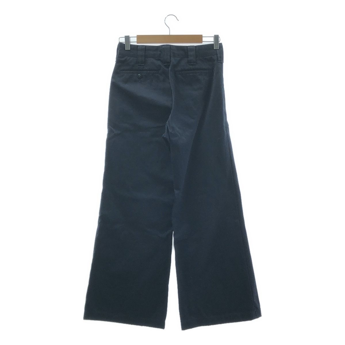 HYKE / ハイク | Wide pants / ワイド コットン チノパンツ | 1