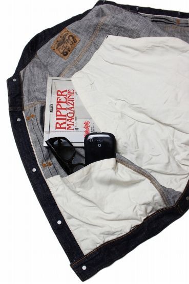 ○ViSE REDTAiL バイス レッドテイル Cross Denim Vest 4th デニム