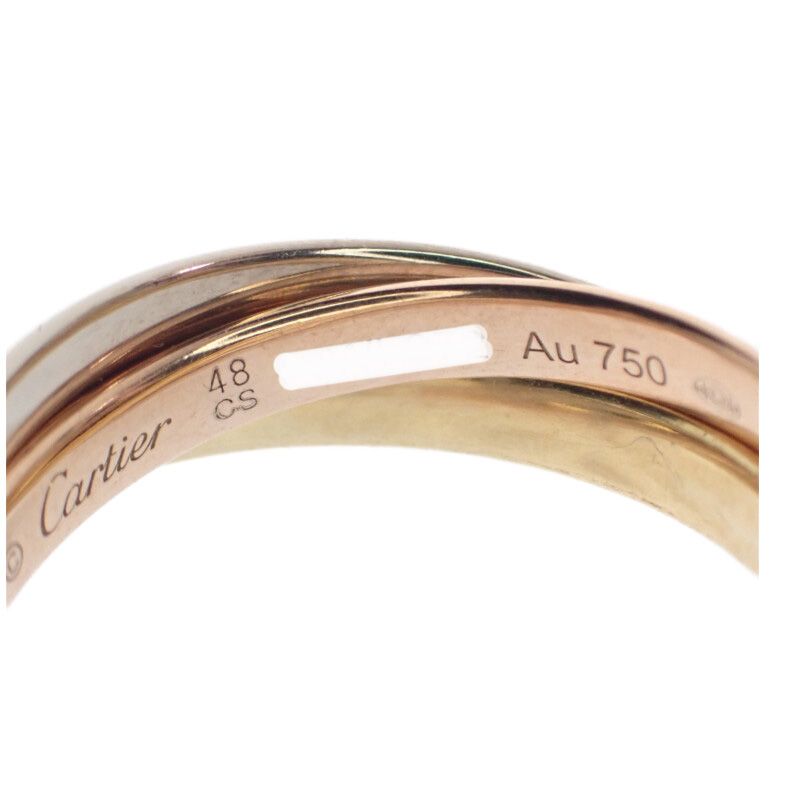 Cartier カルティエ トリニティ リング SM 48 8号