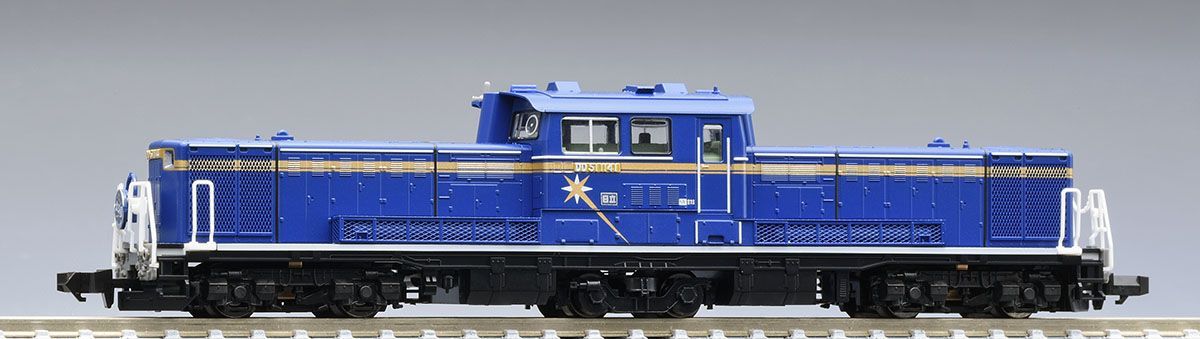 EF81北斗星色で走るカシオペア】TOMIX 9126 KATO 10-399 EF81北斗星色
