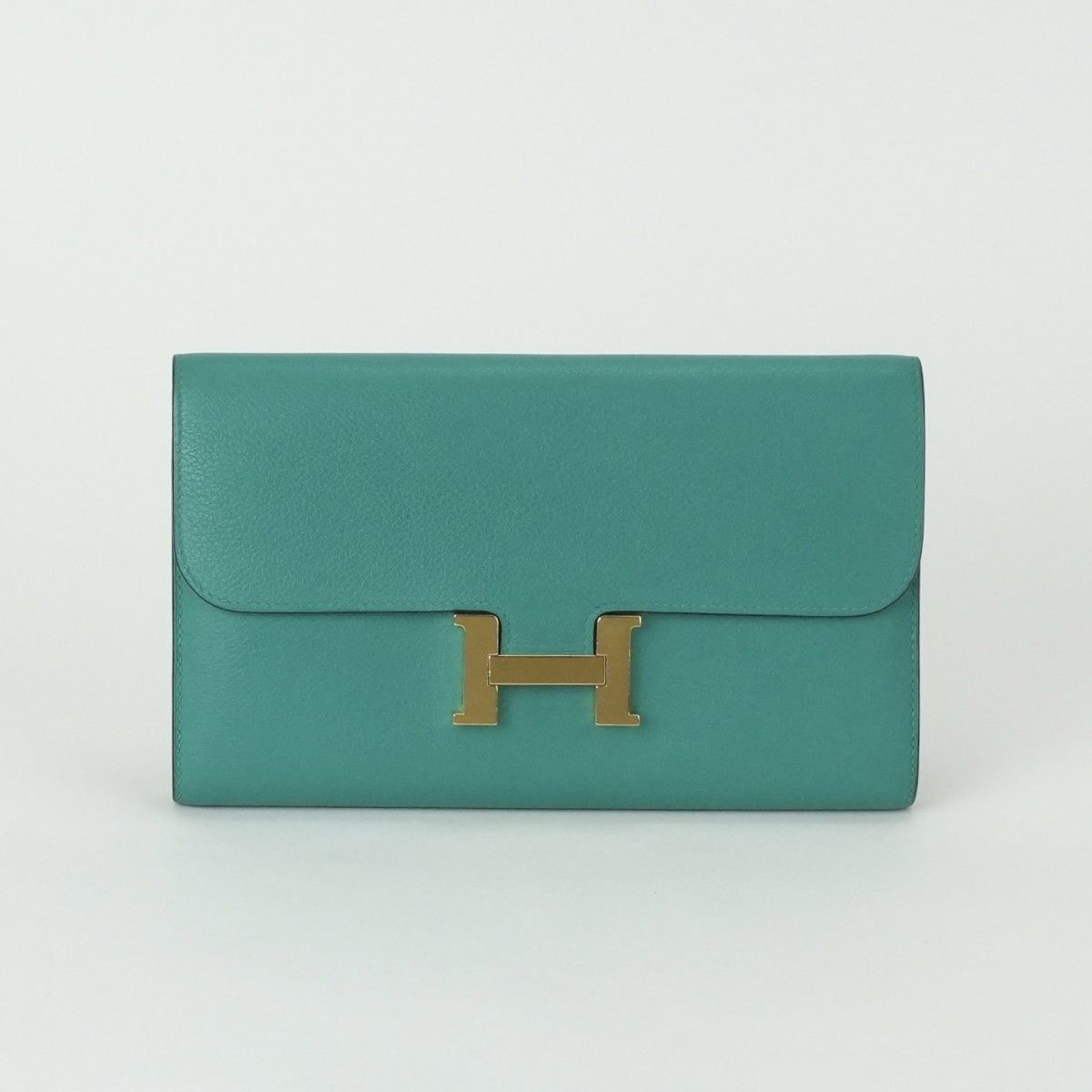 エルメス HERMES コンスタンスロング コンスタンス ロング 財布 長財布 ロングウォレット エバー グリーン 緑 ゴールド金具 エヴァー