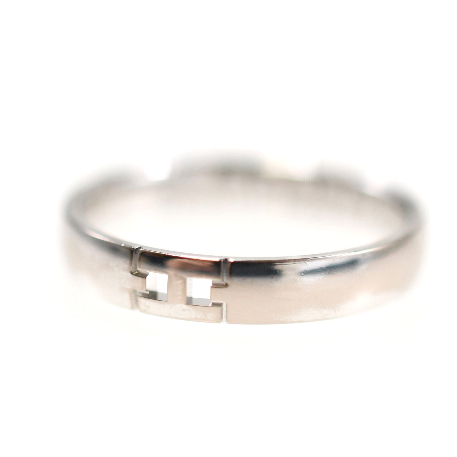 エルメス ヘラクレスリング K18WG ホワイトゴールド SIZE:55 指輪 15号