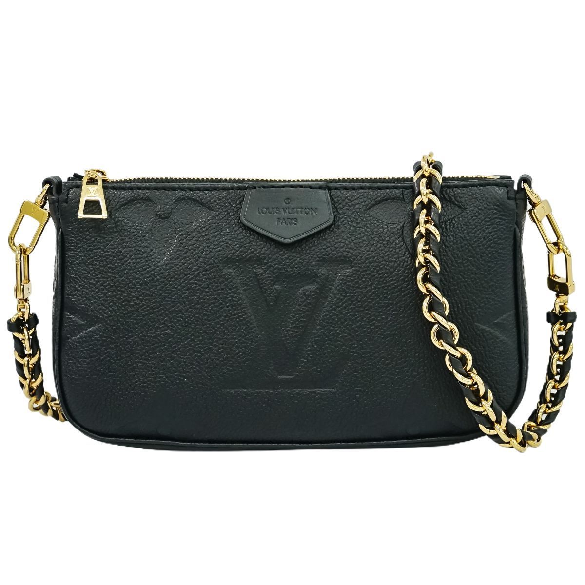 本物 ルイヴィトン LOUIS VUITTON LV ミュルティ ポシェット アクセ