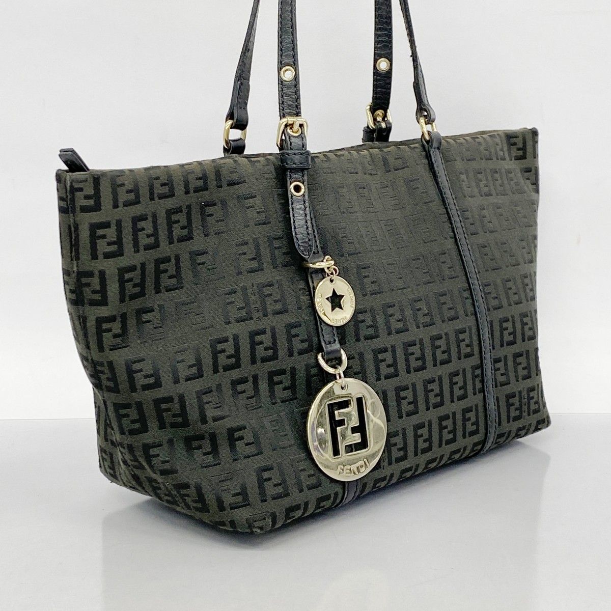 1円〜 極美品 FENDI フェンディ ハンドバッグ トートバッグ