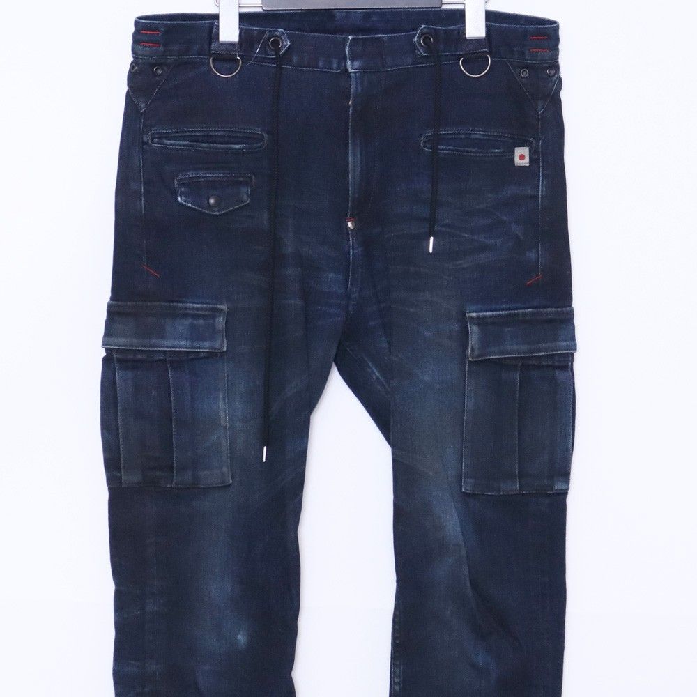 DEETA カーゴデニムパンツ COMMAND-2 サイズ30 インディゴ DTA