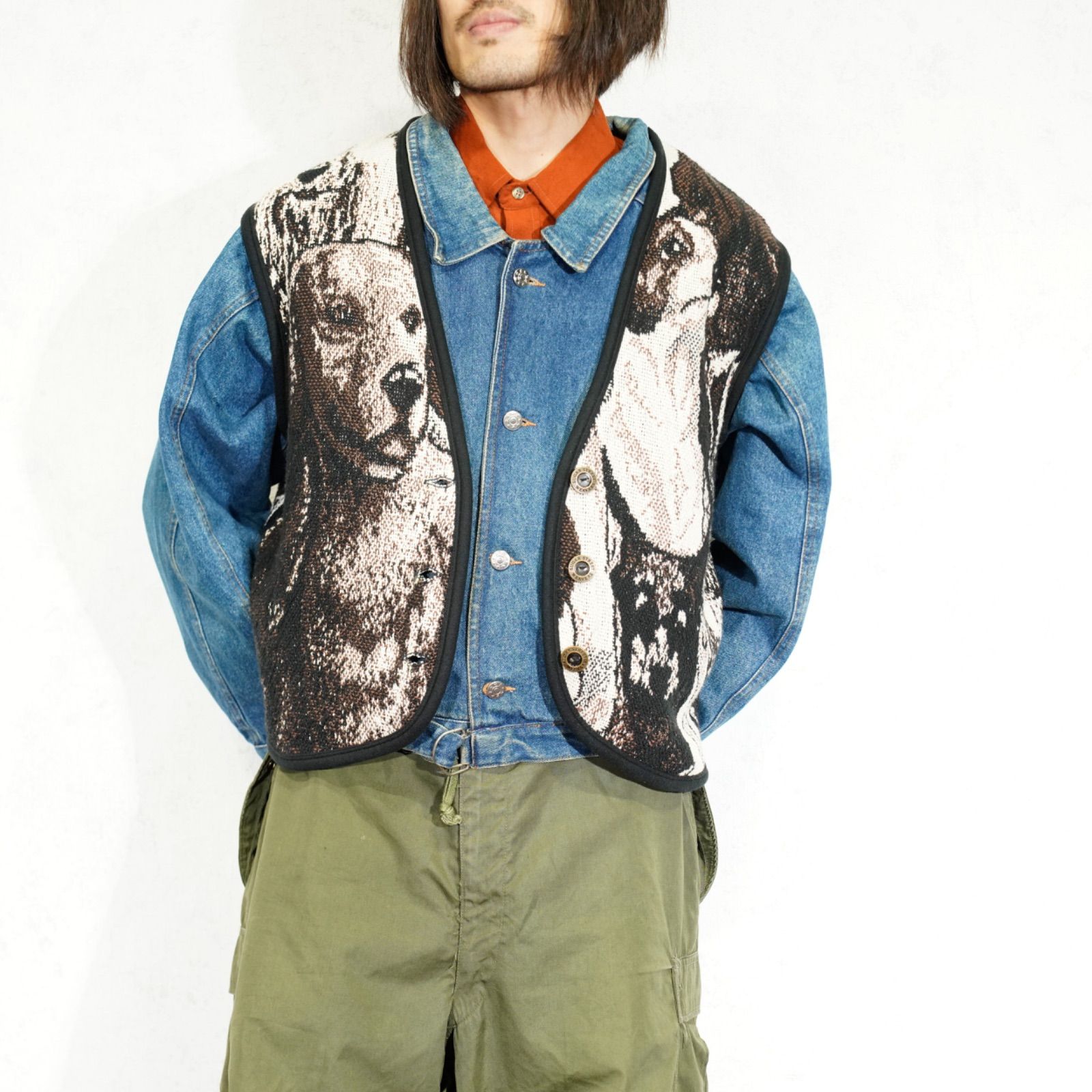 SPECIAL ITEM* USA VINTAGE SUGAR STREET WEAVERS DOGS