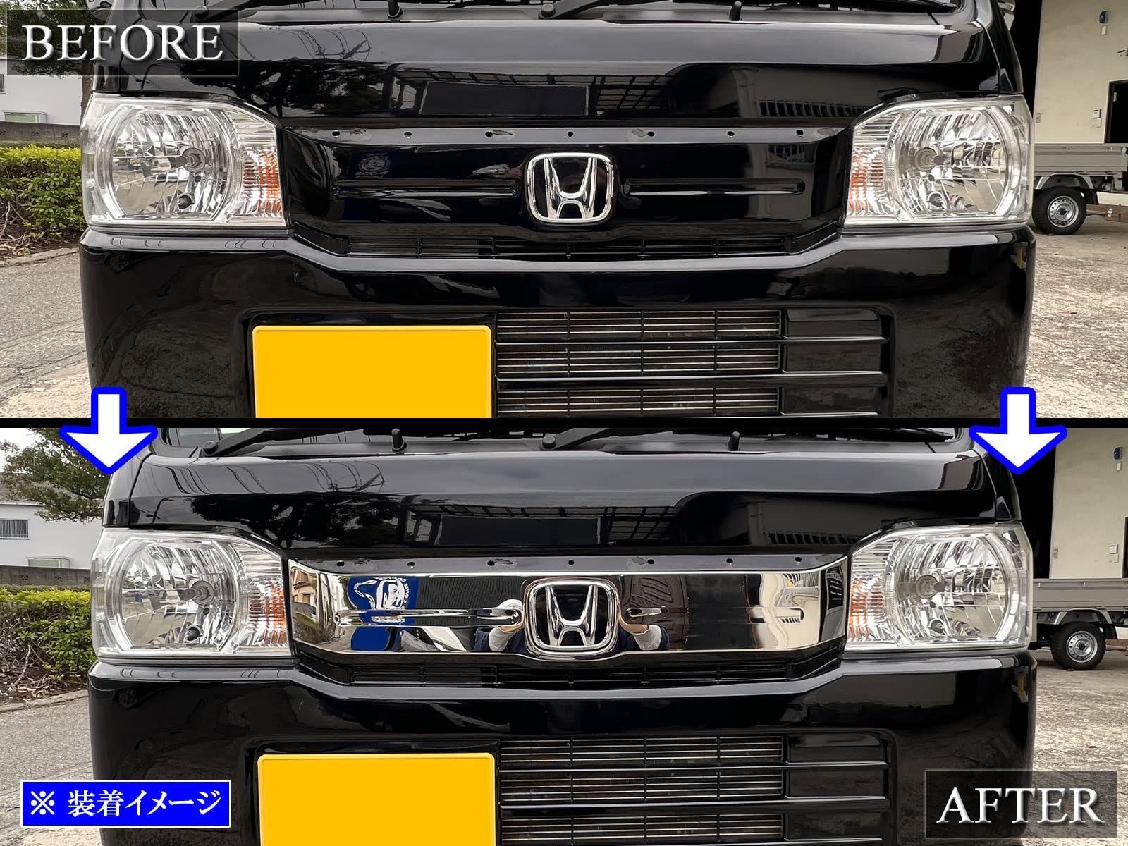 BRIGHTZ アクティトラック HA8 HA9 超鏡面ステンレスメッキ鳥居 BRIGHTZ アクティトラック HA8 HA9 超鏡面ステンレスメッキ鳥居