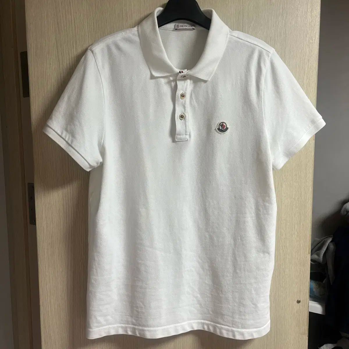 ☀ 95 100 MONCLER モンクレール ポロTシャツ 白 M