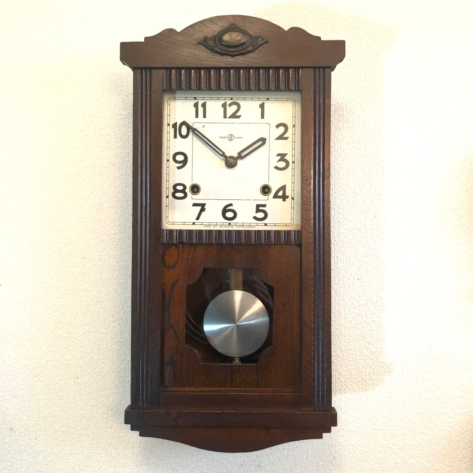 精工舎 宮型本打ち掛時計 オーバーホール SEIKO 昭和初期頃 精工舎 宮型