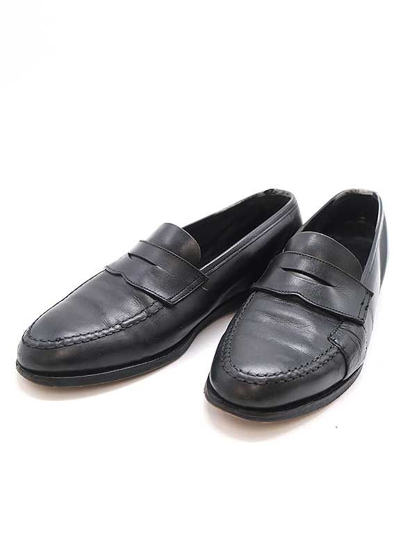 UNITED ARROWS ブラックレザー ローファー レイン レザー ローファー