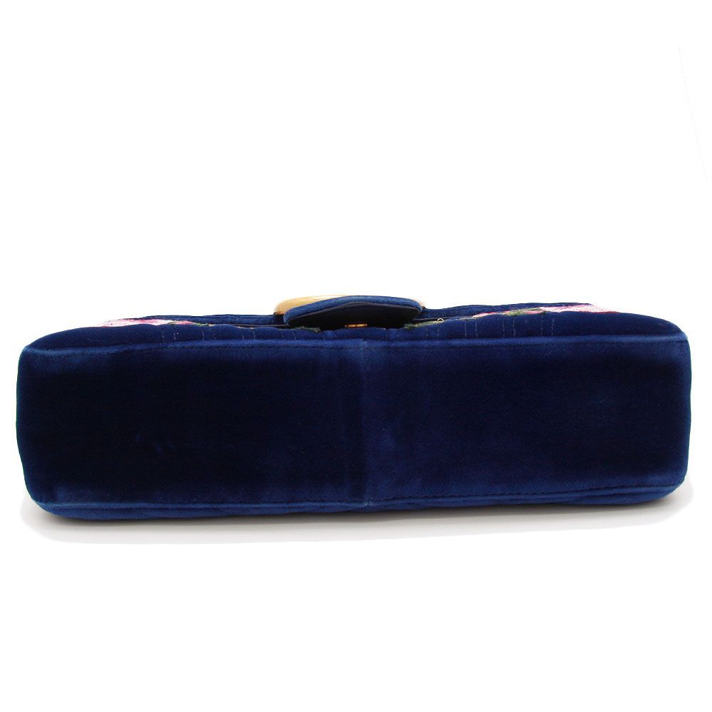 中古良品】グッチ ショルダーバッグ GGマーモント MODERN ベルベット  