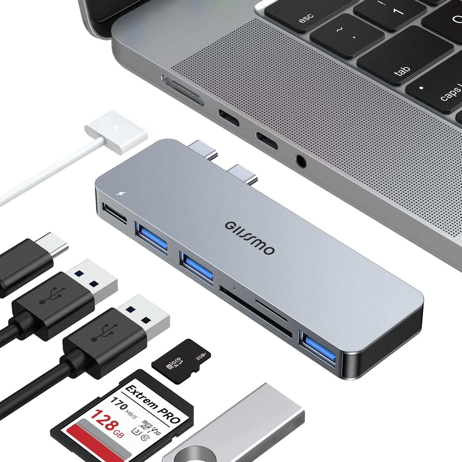  6 in 2 usb c c type pd usb usb3 0 pro