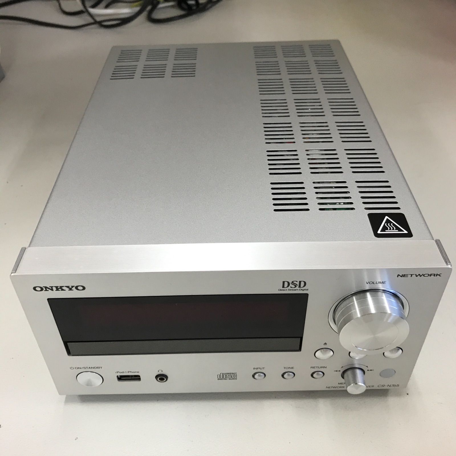 ONKYO オンキヨー ネットワークCDレシーバー CR-N765 シルバー