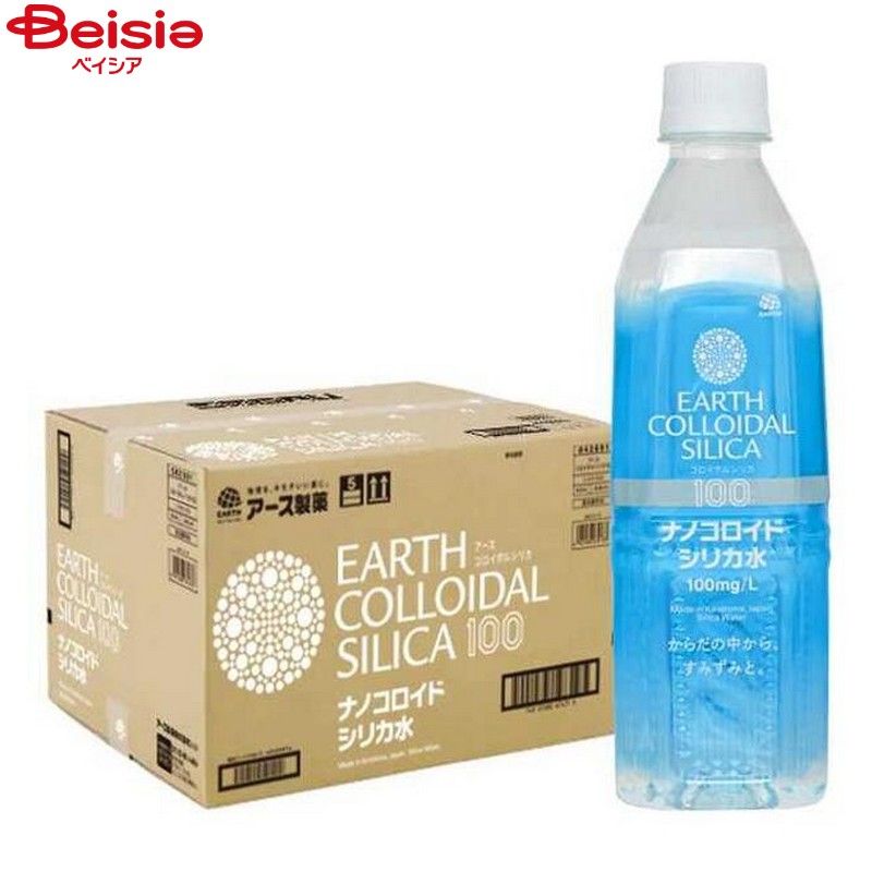 アース製薬 ナノコロイドシリカ水 500mL×48本セット