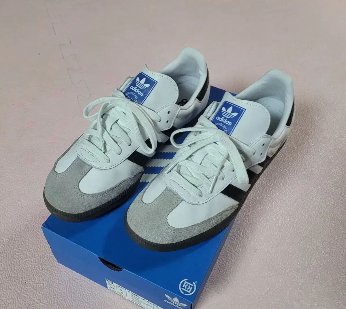 265 adidas アディダス サンバ OG クラウド 白