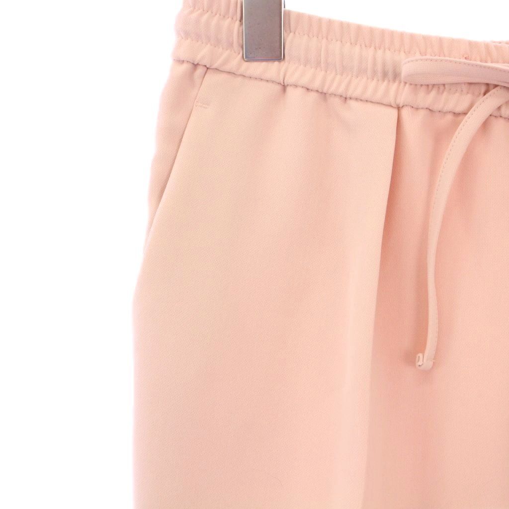 ヨリ yori スティックパンツ テーパード スラックス タック イージーウエストゴム ストレッチ ワン 38 ピンク YR2222-026SP-2 BB DECORATOM_COM_BR