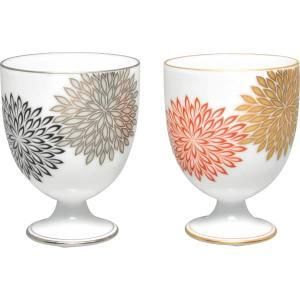 2営業日で発送 香蘭社 華もよう ペアワインカップ 448-2BYKM