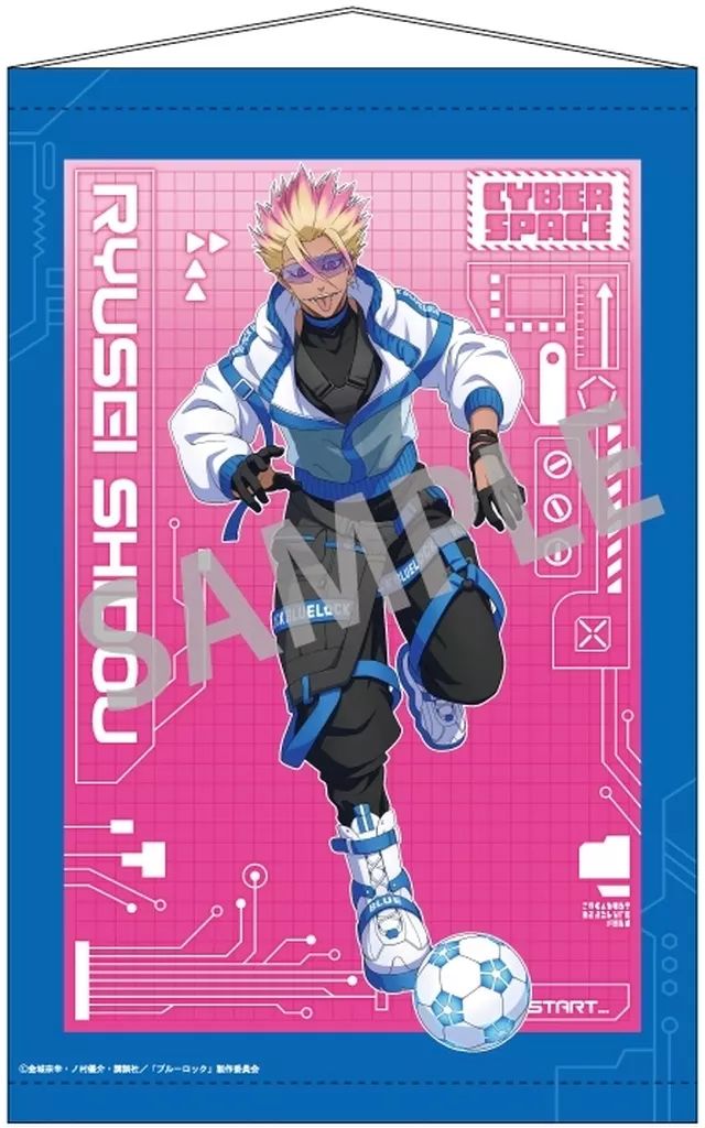 ブルーロック 士道龍聖 タオル タペストリー font color=