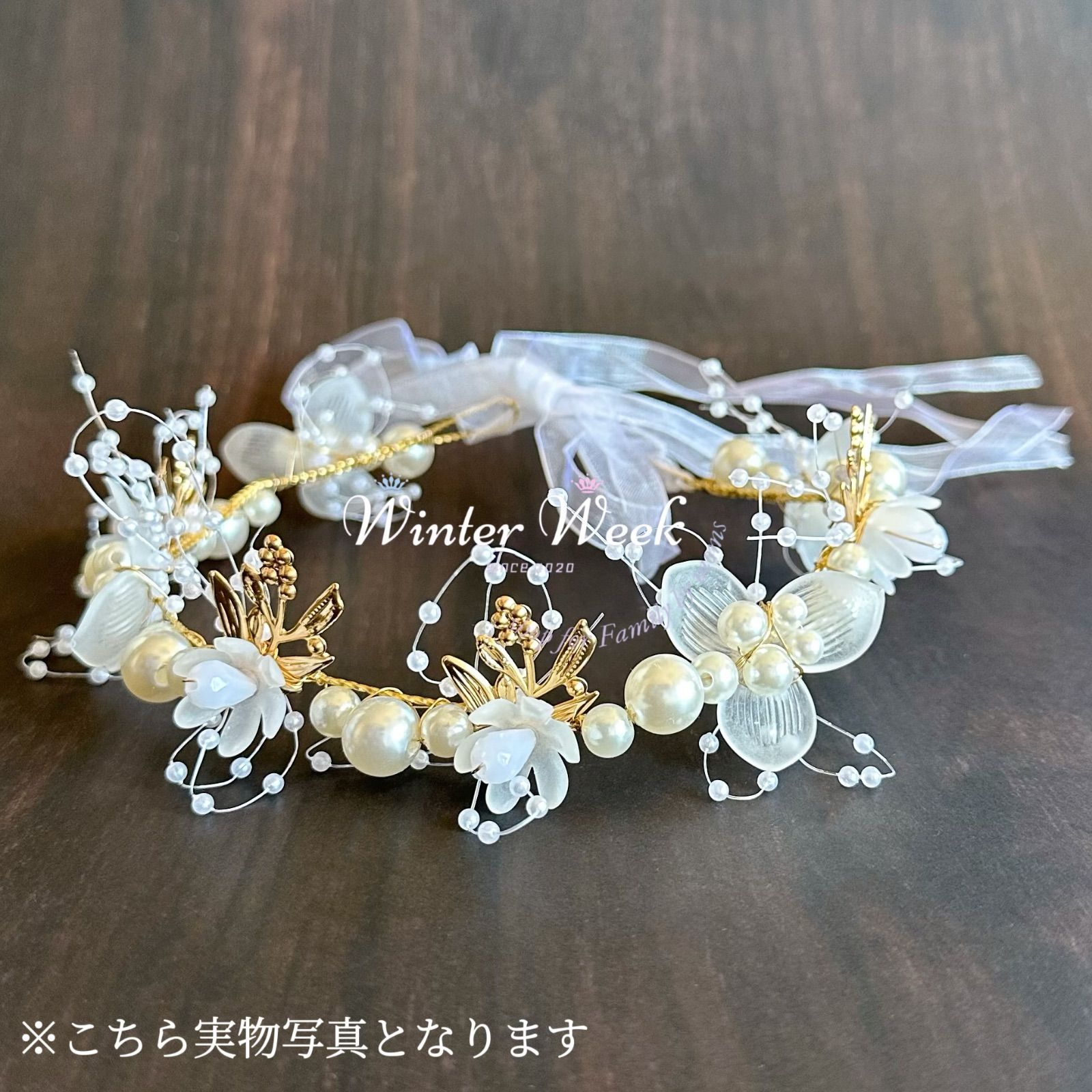 kdh1 ヘッドドレス 髪飾り 花かんむり ヘアバンド キッズ