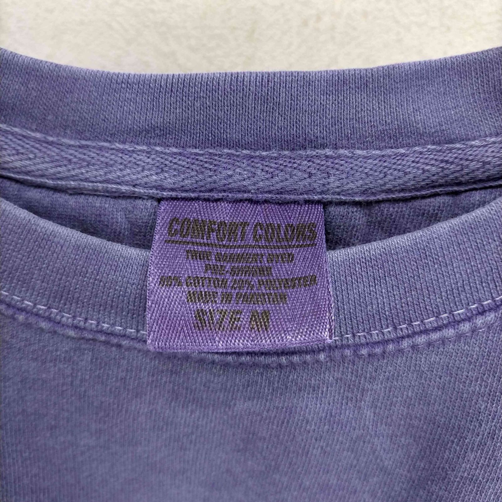 コンフォートカラーズ COMFORT COLORS ラメプリントスウェット メンズ 