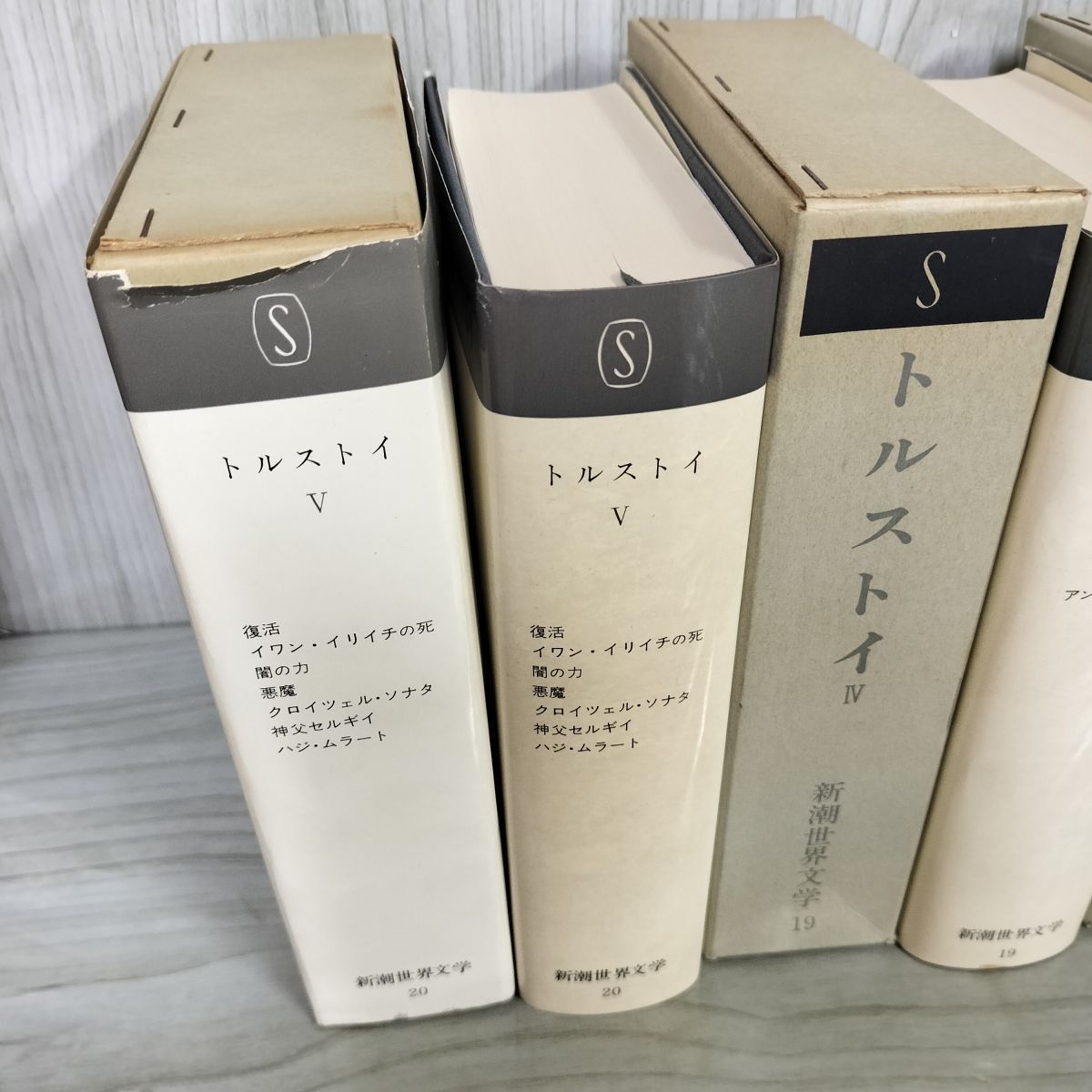 新潮世界文学　トルストイ全5巻セット 新潮世界文学 トルストイ全5巻セット 集英社版 世界文学全集 全88巻