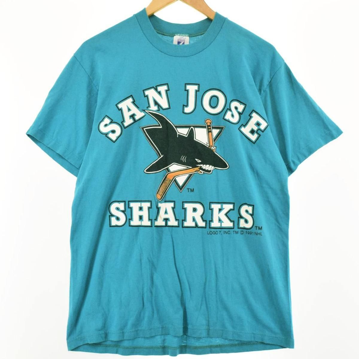 古着 90年代 LOGO7 NHL SAN JOSE SHARKS サンノゼシャークス スポーツ
